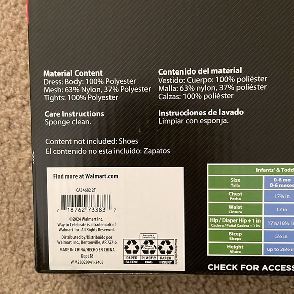 Way To Celebrate! Polka Dot Witch Three Piece Set - Size 2T - Picture 6 of 6